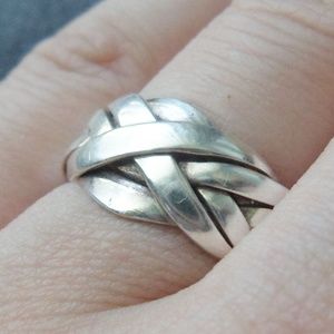 Sterling Silver 6-band Puzzle Ring